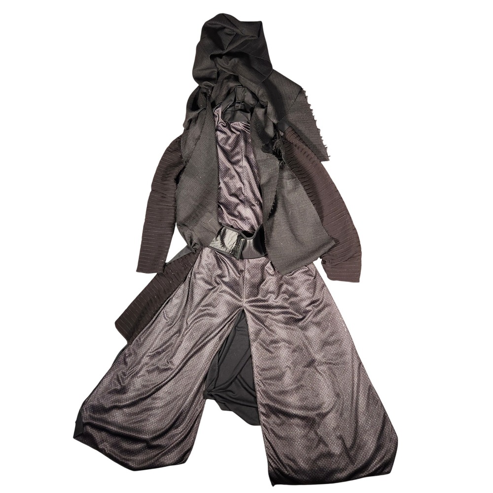 Star Wars Costume Mens Kylo Ren Black Hooded Cosplay Amscan EUC NO HELMET